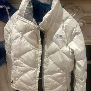 The North Face Snowy White Quilted Jacket